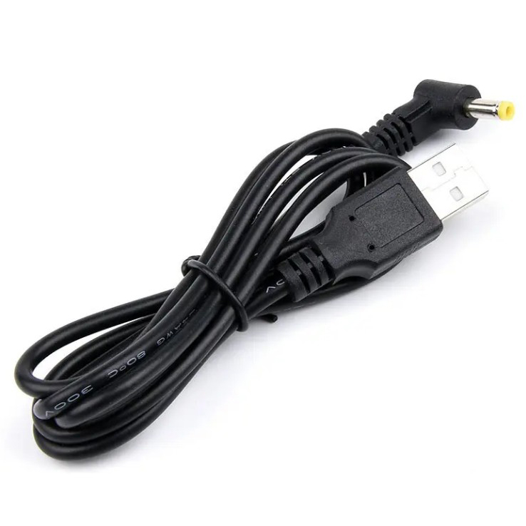 Câble Chargeur Compatible Sony PSP 1000/2000/3000 – 2 Pièces, 80 Cm – Prise Barillet 4.0 X 1.7 Mm – Pour Enregistreur, Bande LED, Appareils Électroniques – Alimentation DC Jusqu’à 24V