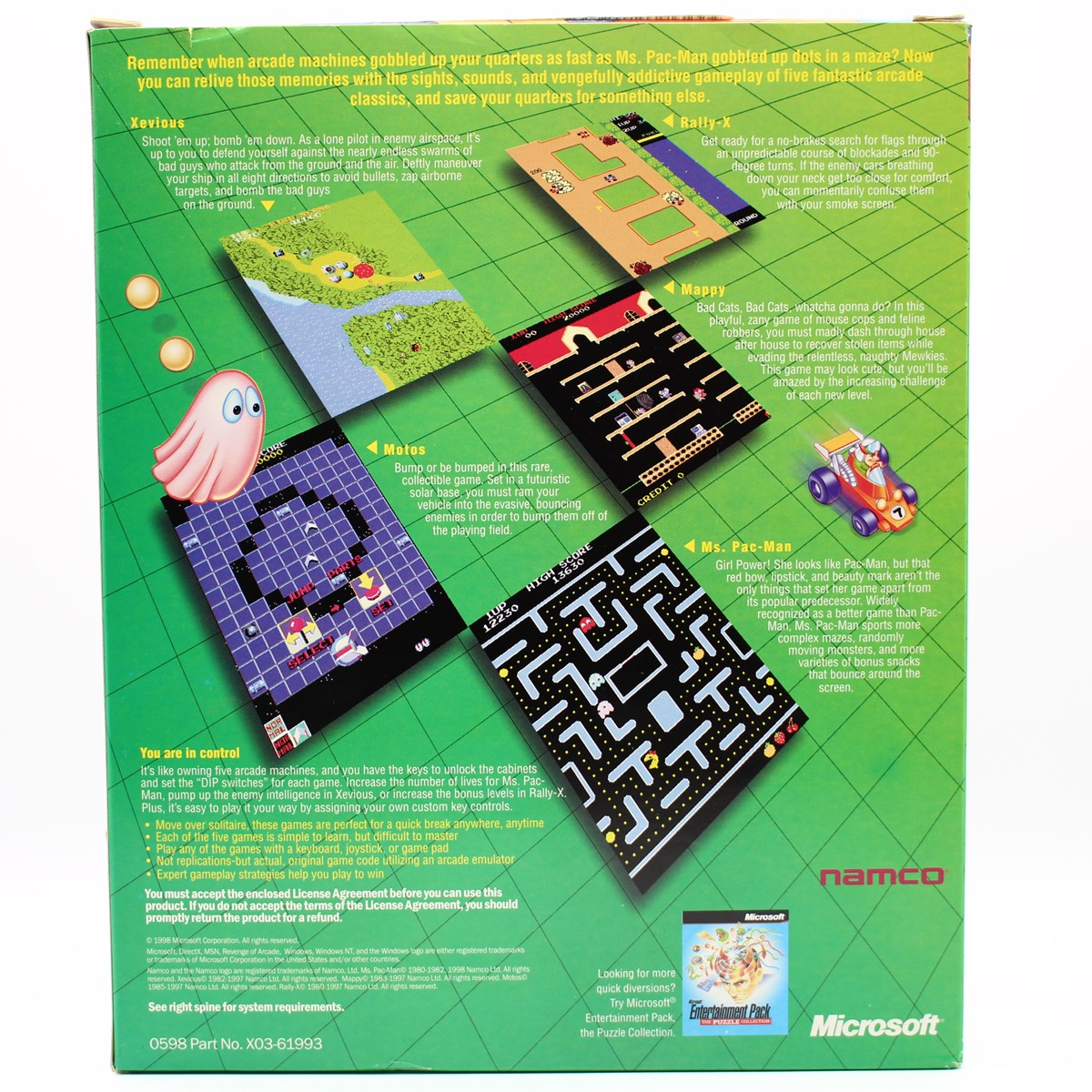 Microsoft Revenge of Arcade (PC Big Box) WTS Retro Køb spillet her
