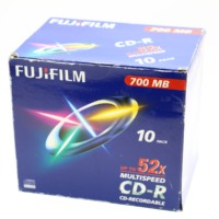 10 x Fujifilm CD-R 700MB 52X