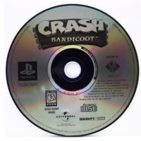 Crash Bandicoot (PS1 - NTSC - Løs disc)