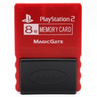Kemco MagicGate 8MB Memory Card til Playstation 2 - Rød