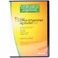 Microsoft Office til hjemmet og studiet 2007 - Dansk