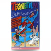 Tegnefilm med Superman, Skipper Skræk og Snurre Snup (VHS)