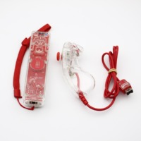PDP Afterglow Nintendo Wii Remote og Nunchuk Controller (Rød)