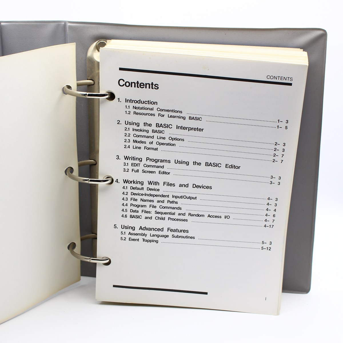 GW-Basic Interpreter for the MS-DOS Operation System PC 286S - WTS ...