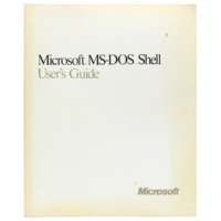 Microsoft MS-DOS Shell User's Guide