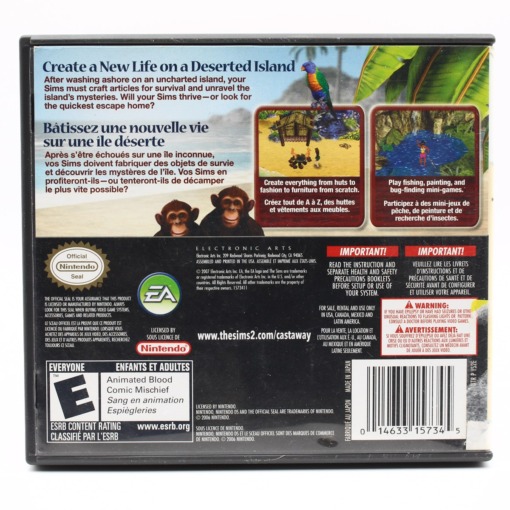 Sims Castaway Cd Code The Sims 2: Castaway (Nintendo DS - USA) - WTS Retro - Køb spillet her