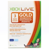 Xbox 360 Live 3 Month Gold Membership Card (NY)