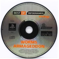 Worms Armageddon (PS1 - Best of Infogrames - Løs spil)
