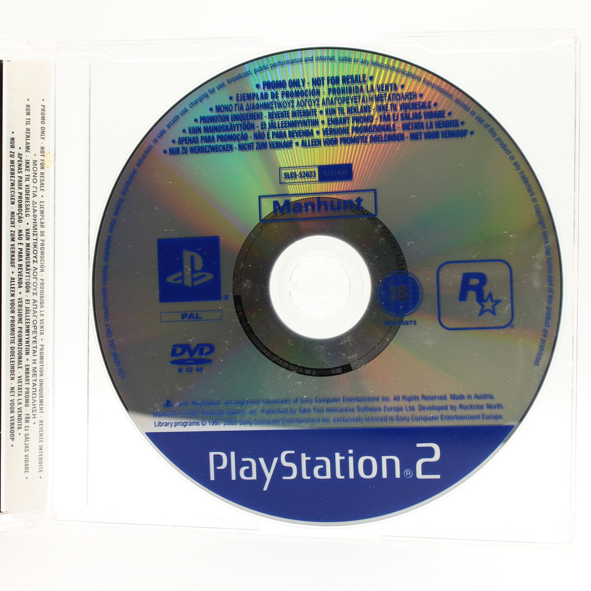 Manhunt (The Final Cut) – Promo Presse – PlayStation 2 – PAL EUR – CD Seul