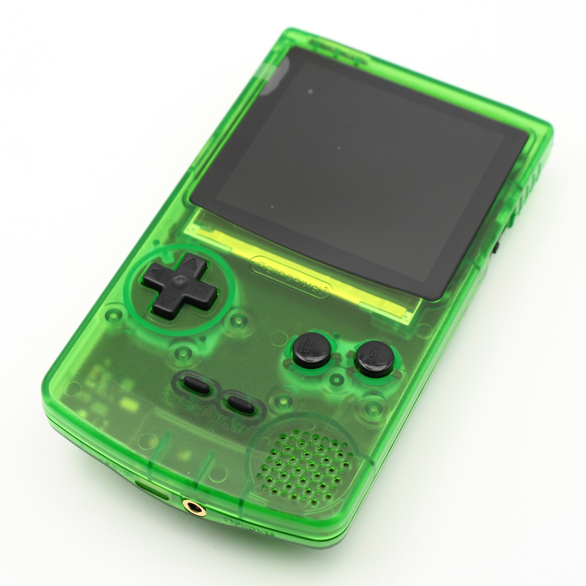FunnyPlaying FPGBC Konsol – Clear Green - Billede 3