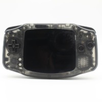 Game Boy Advance Konsol – Clear Black (IPS MAX og USB-C mod)