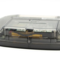 Game Boy Advance Konsol – Clear Black (IPS MAX og USB-C mod) - Billede 4