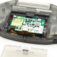 Game Boy Advance Konsol – Clear Black (IPS MAX og USB-C mod) - Billede 5