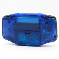Game Boy Advance Konsol – Clear Blue (IPS MAX og USB-C mod) - Billede 2