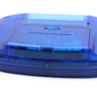 Game Boy Advance Konsol – Clear Blue (IPS MAX og USB-C mod) - Billede 4