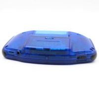 Game Boy Advance Konsol – Clear Blue (IPS MAX og USB-C mod) - Billede 3