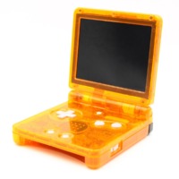 Game Boy Advance SP Konsol – Clear Orange (IPS MAX) - Billede 2