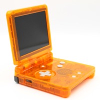 Game Boy Advance SP Konsol – Clear Orange (IPS MAX) - Billede 3
