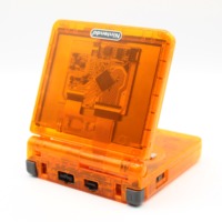 Game Boy Advance SP Konsol – Clear Orange (IPS MAX) - Billede 4