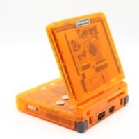 Game Boy Advance SP Konsol – Clear Orange (IPS MAX) - Billede 5