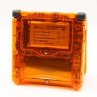 Game Boy Advance SP Konsol – Clear Orange (IPS MAX) - Billede 7