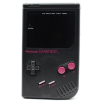 Game Boy Classic Konsol – Sort (Q5 IPS og USB-C mod)