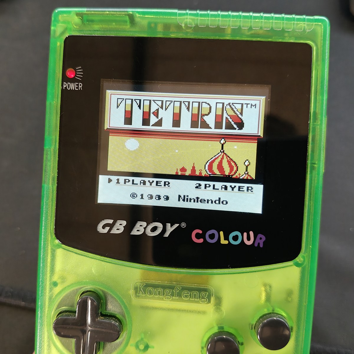 Kong Feng GB Boy Colour GBC-402 – Clear Green - Billede 5
