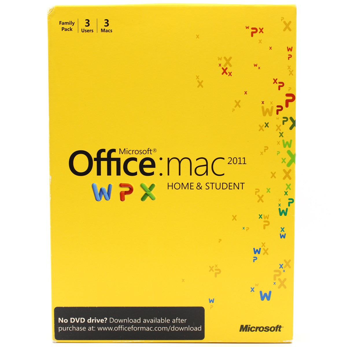 Microsoft Office for Mac 2011 Home & Student – Family Pack