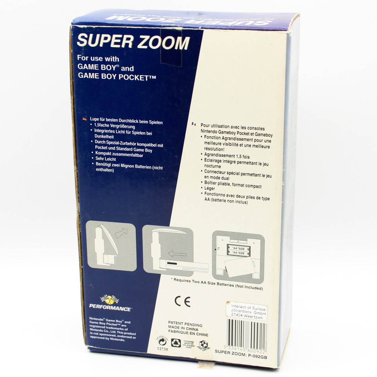 Performance Super Zoom til Game Boy & Game Boy Pocket - Billede 2