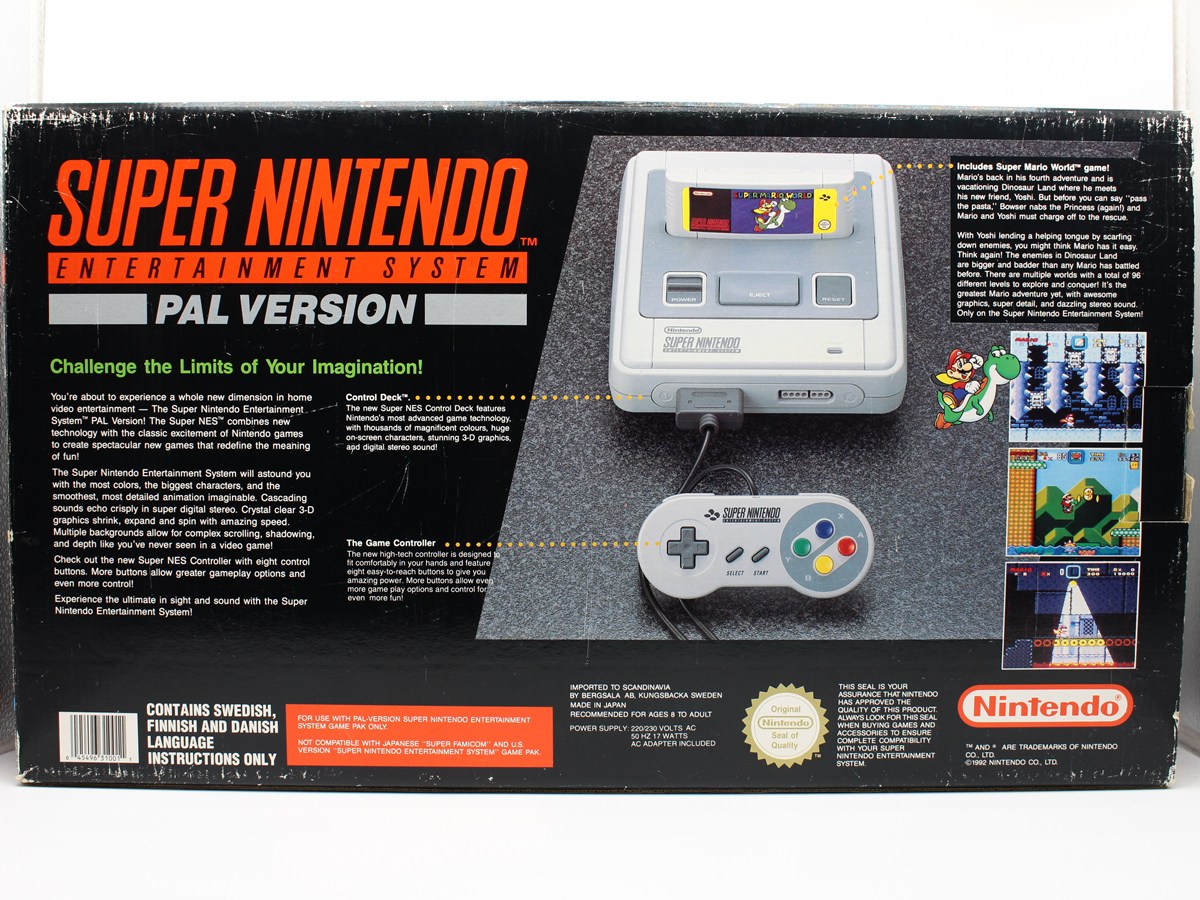Super Nintendo SNES Konsol – Super Mario World (Boxed, SCN) - Billede 2