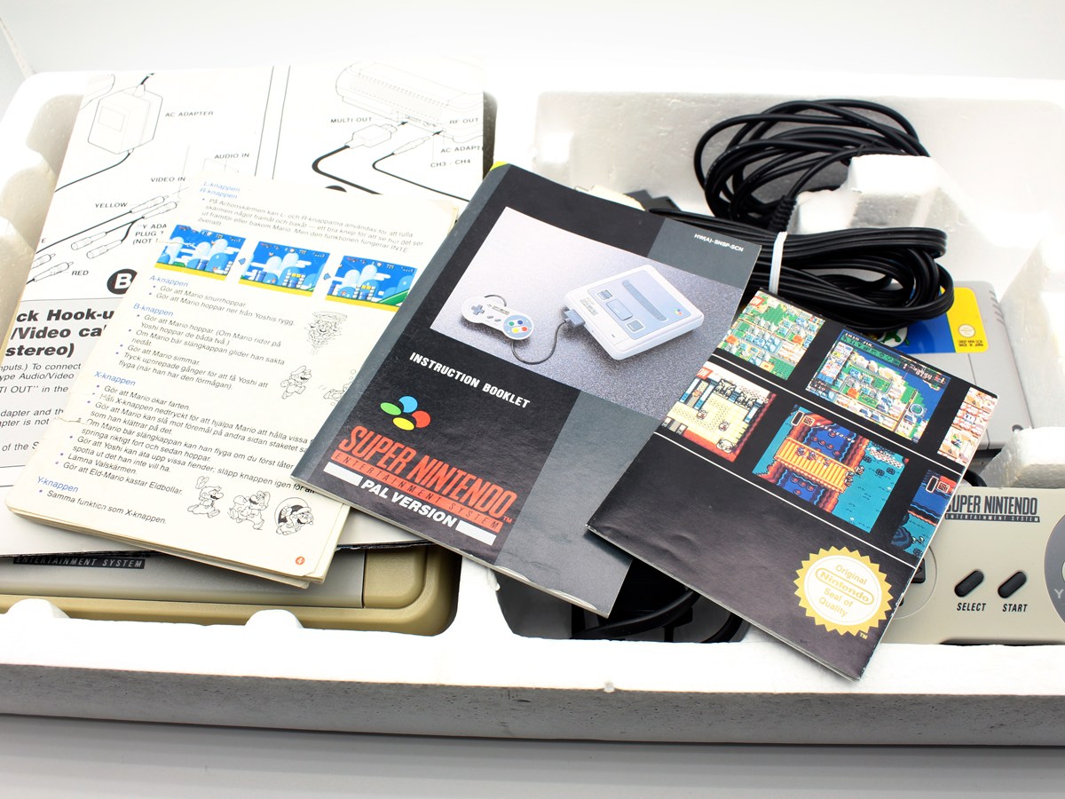 Super Nintendo SNES Konsol – Super Mario World (Boxed, SCN) - Billede 5