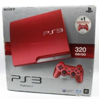 PlayStation 3 Slim 320GB – Scarlet Red (Boxed)