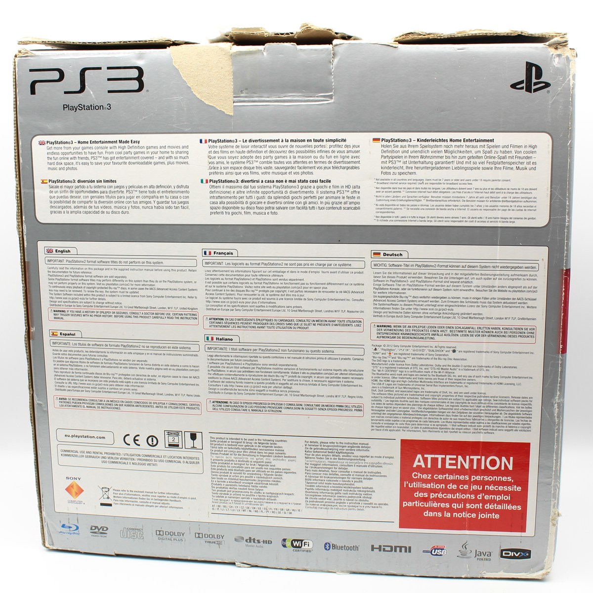 PlayStation 3 Slim 320GB – Scarlet Red (Boxed) - Billede 2