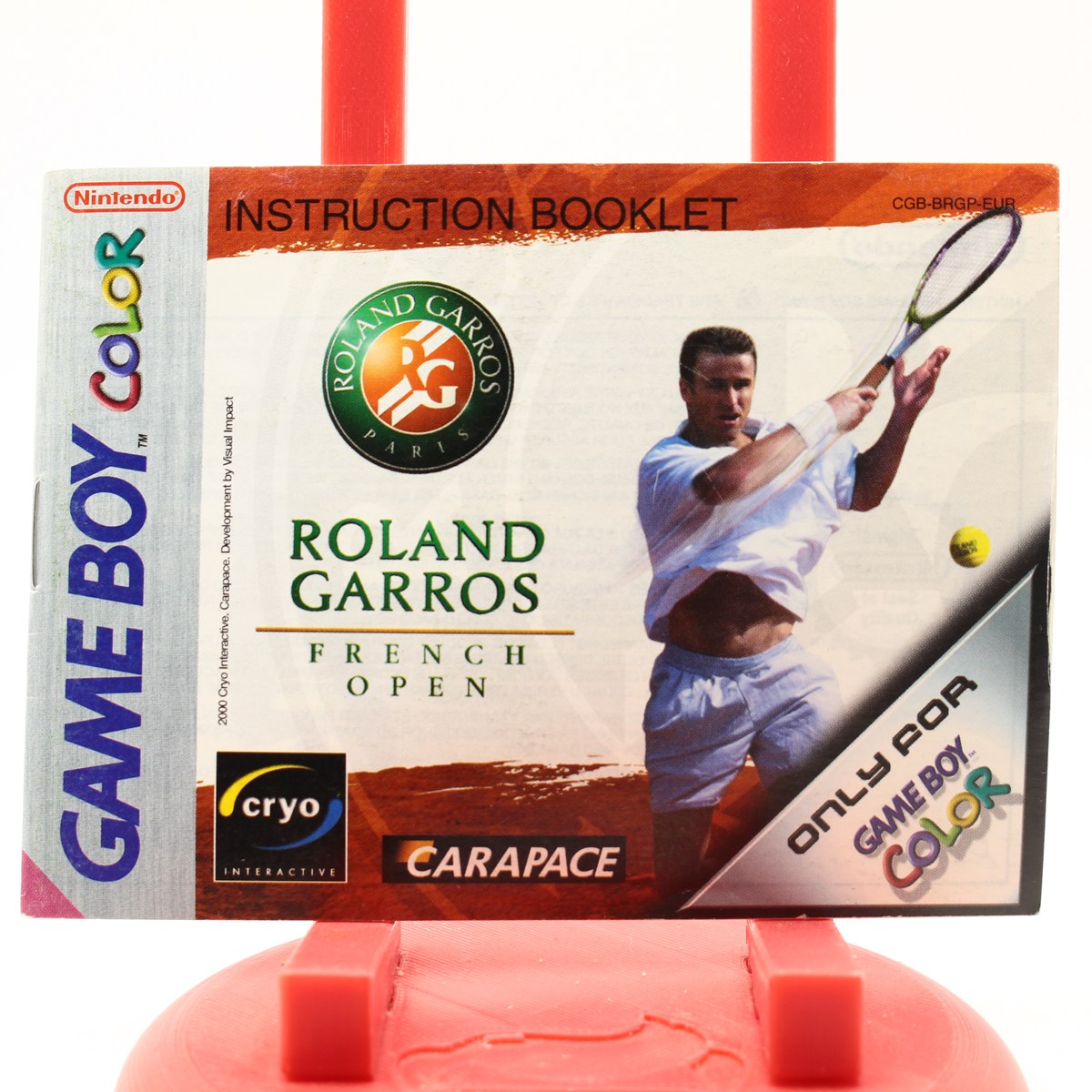 Roland Garros French Open (Game Boy Color manual)